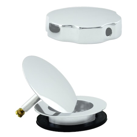 Westbrass European Style Trim for Cable Drive Bath Waste in Powdercoated White D50TE-50